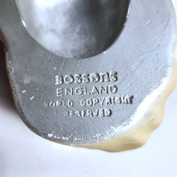 Bossons Persian Man Chalkware Head Wall Hanging England Vintage 70s - Picture 8 of 9